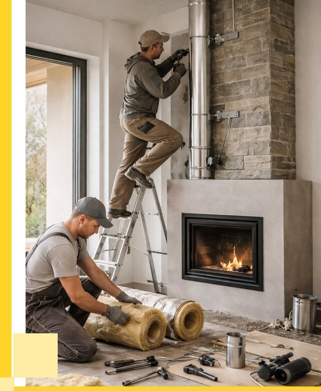 Монтаж дымоходов для каминов в Новошахтинске от 15624 р. ЭриданНвш