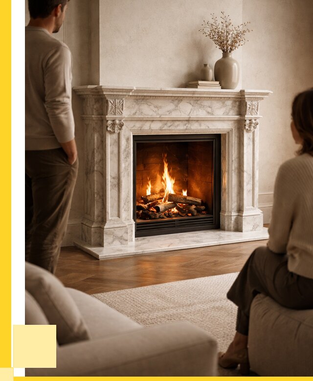 Мраморные камины под ключ в Новошахтинске от 260400 р. | ЭриданНвш