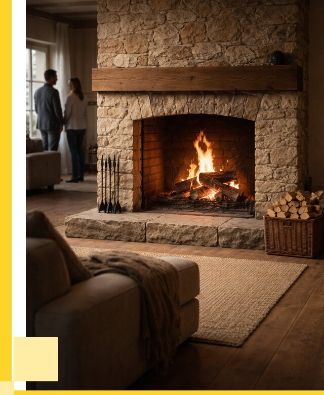 Открытые камины под ключ в Новошахтинске от 156240 р. ЭриданНвш