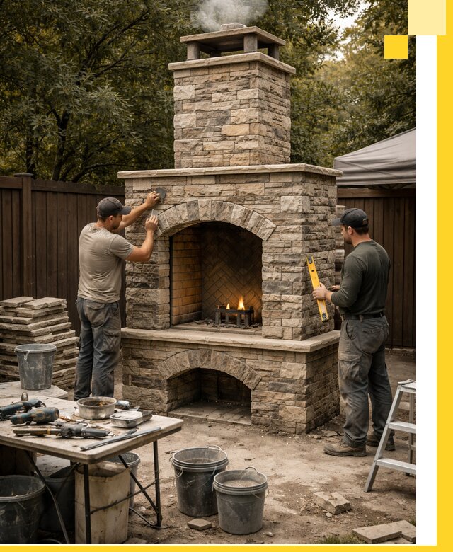 Проектирование и установка уличных каминов в Новошахтинске