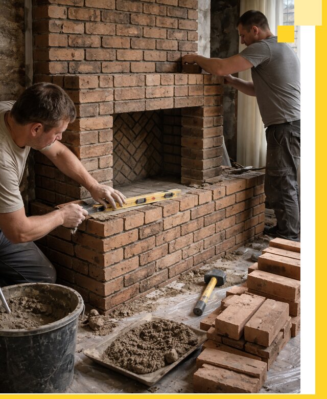 Изготовление и установка кирпичных каминов в Новошахтинске