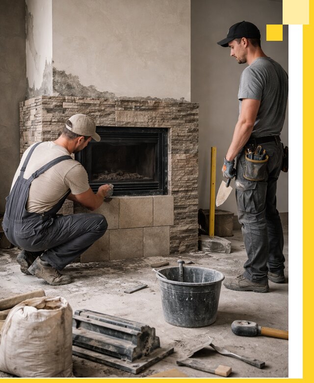 Камины под ключ в Новошахтинске: проект, изготовление и монтаж