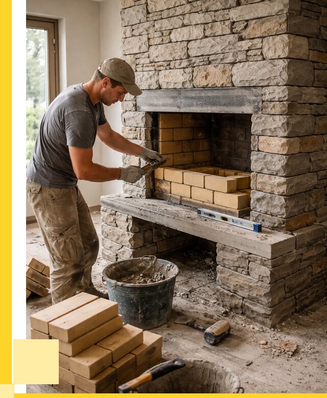 Кладка каминов и камина в Новошахтинске от 26040 р. ЭриданНвш