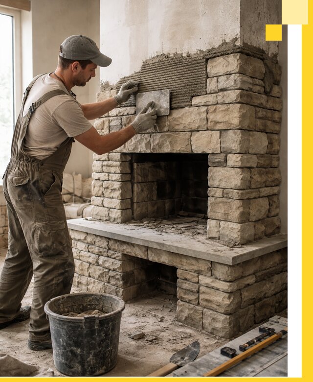 Строительство каминов под ключ в Новошахтинске от проектирования до монтажа