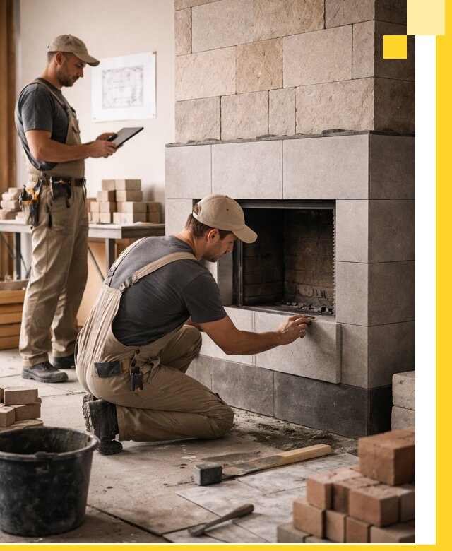 Индивидуальные проекты каминов и каминных систем в Новошахтинске