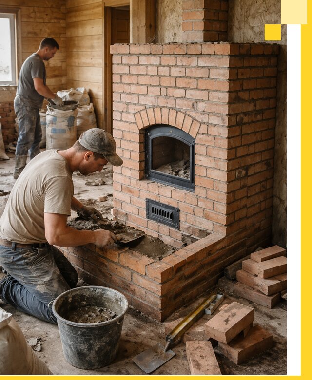 Профессиональное строительство печей в Новошахтинске под ключ