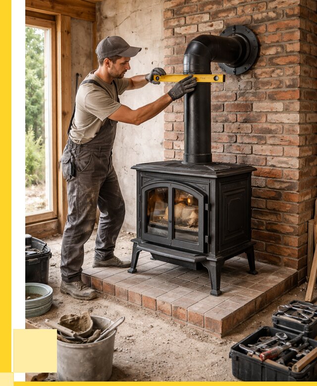 Монтаж печей установка банной печи в Новошахтинске от 15624 р. | ЭриданНвш