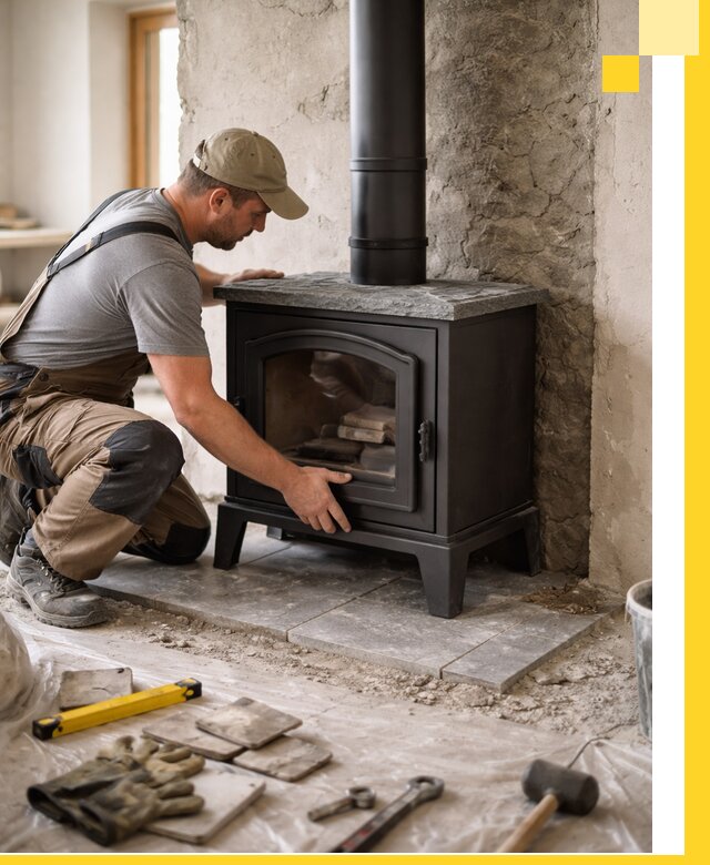 Профессиональный монтаж печей и каминов в Новошахтинске под ключ