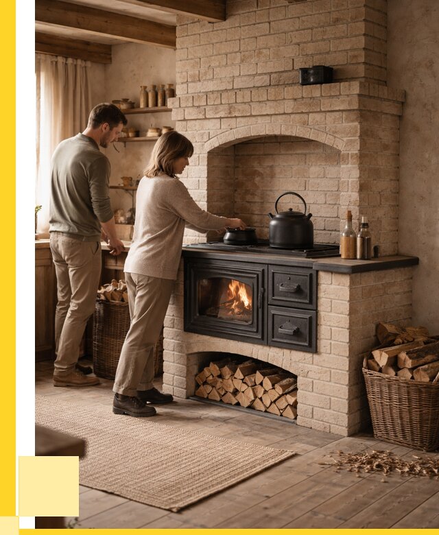 Печи с плитой в Новошахтинске от 46872 р. | ЭриданНвш — кирпичная печь