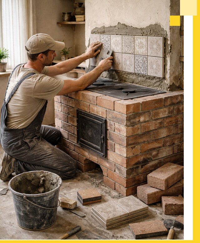 Печи с плитой на заказ монтаж гарантия и сервис в Новошахтинске