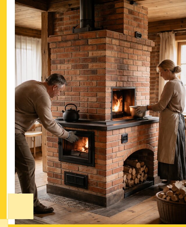 Печи для загородного дома под ключ в Новошахтинске от 83328 р. | ЭриданНвш