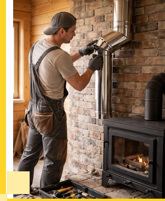 Монтаж дымоходов для печей в Новошахтинске от 7812 р. | ЭриданНвш