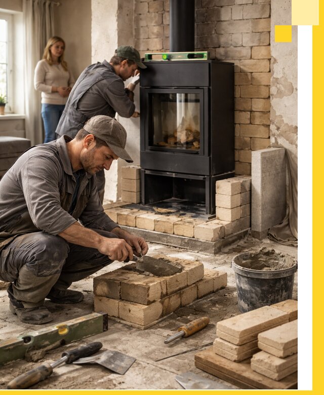 Печи и камины под ключ: проект, установка в Новошахтинске