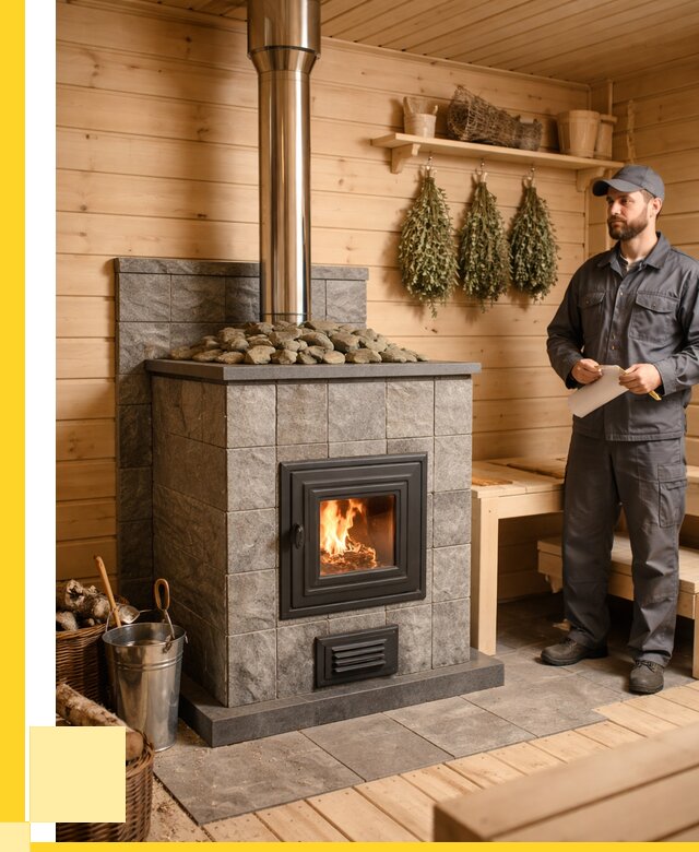 Печи для бани под ключ в Новошахтинске от 124992 р. | ЭриданНвш