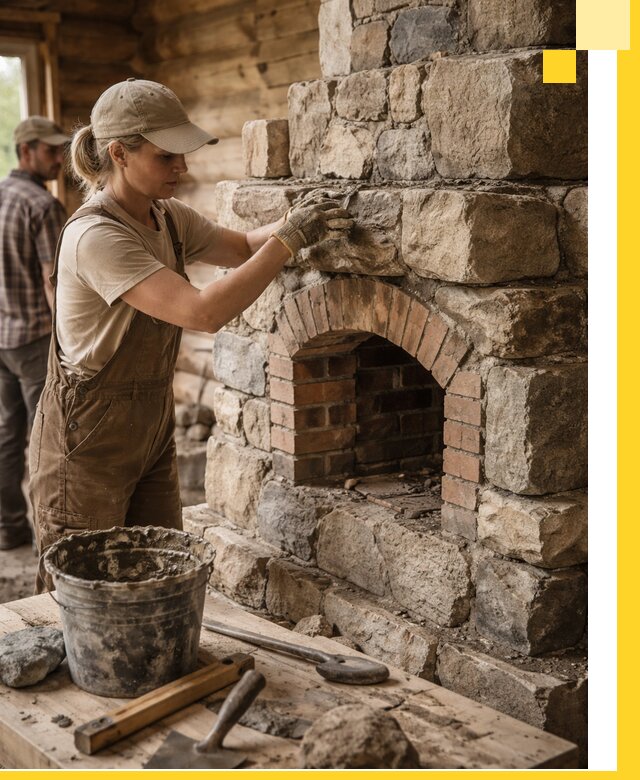 Каменные печи на заказ и монтаж в Новошахтинске, долговечные решения