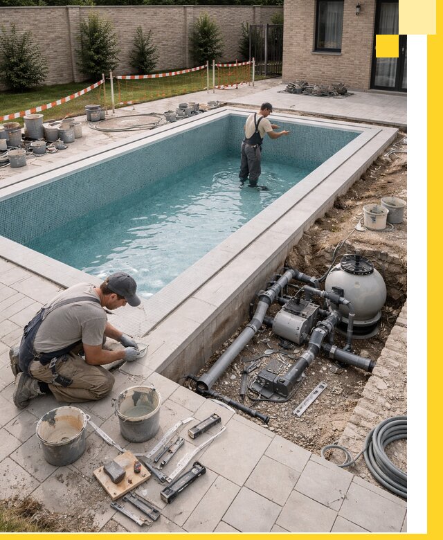 Строительство бассейнов под ключ в Новошахтинске: проекты и монтаж