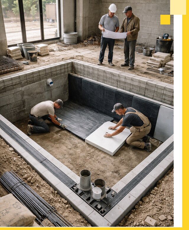 Проекты частных и общественных бассейнов под ключ в Новошахтинске