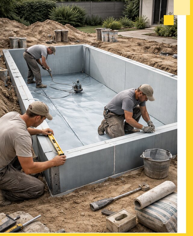 Профессиональный монтаж бассейнов под ключ в Новошахтинске с гарантией