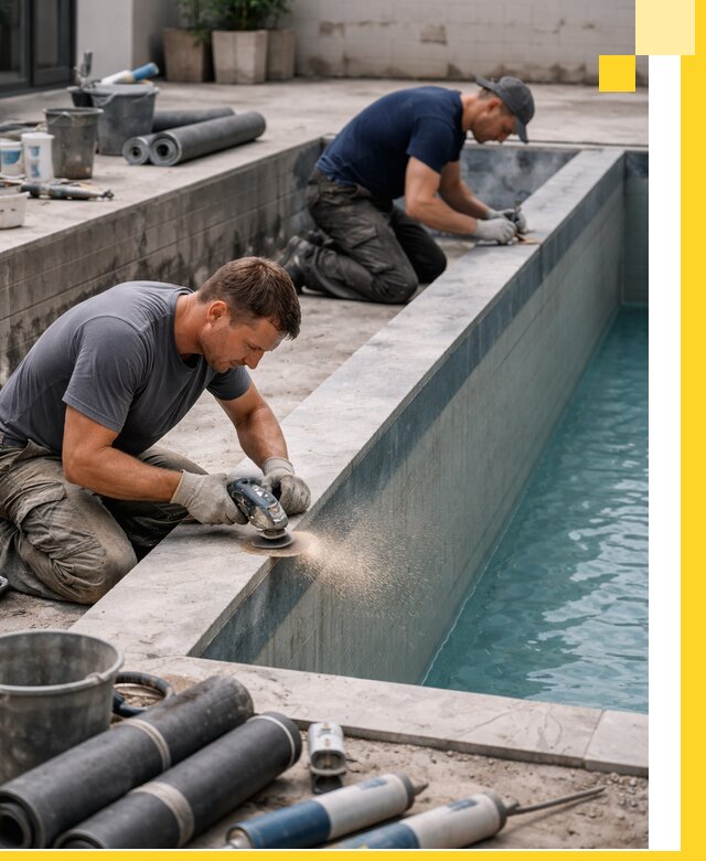 Профессиональный ремонт бассейнов под ключ в Новошахтинске