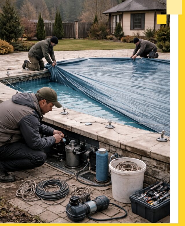 Консервация бассейнов в Новошахтинске: подготовка к длительному хранению