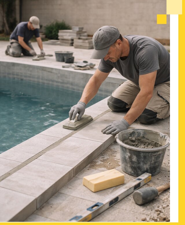 Отделка бассейнов в Новошахтинске: декоративная отделка и гидроизоляция