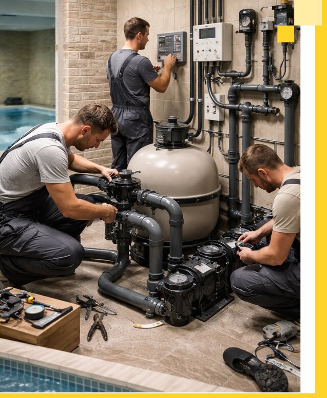 Комплексное оборудование для бассейнов под ключ в Новошахтинске