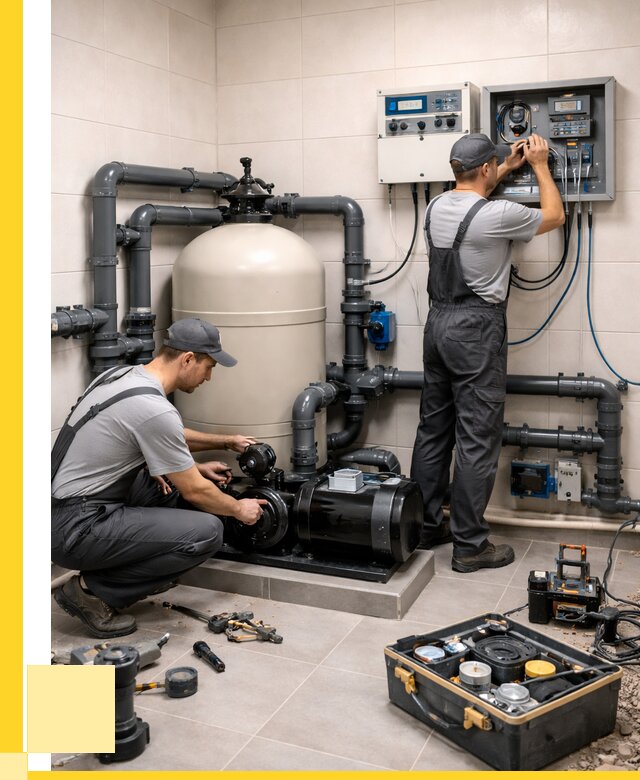 Монтаж оборудования для бассейнов в Новошахтинске от 41664 р. | ЭриданНвш