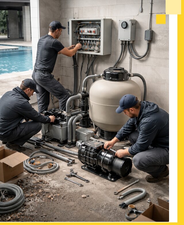 Профессиональный монтаж оборудования для бассейнов в Новошахтинске