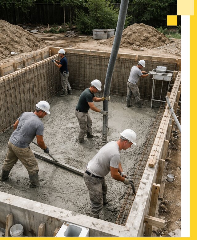 Строительство бетонных бассейнов под ключ в Новошахтинске