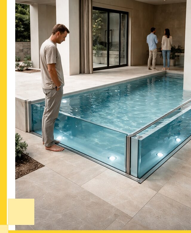 Стеклянные бассейны в Новошахтинске от 1249920 р. | ЭриданНвш — мозаика