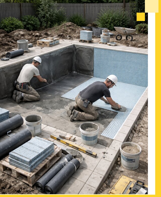 Проектирование и строительство стационарных бассейнов в Новошахтинске