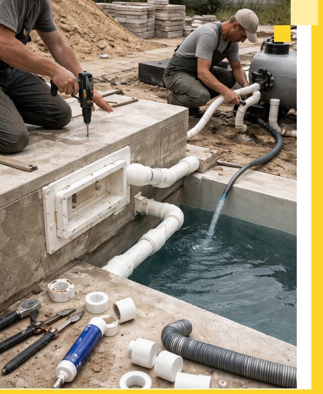 Строительство скиммерных бассейнов под ключ в Новошахтинске