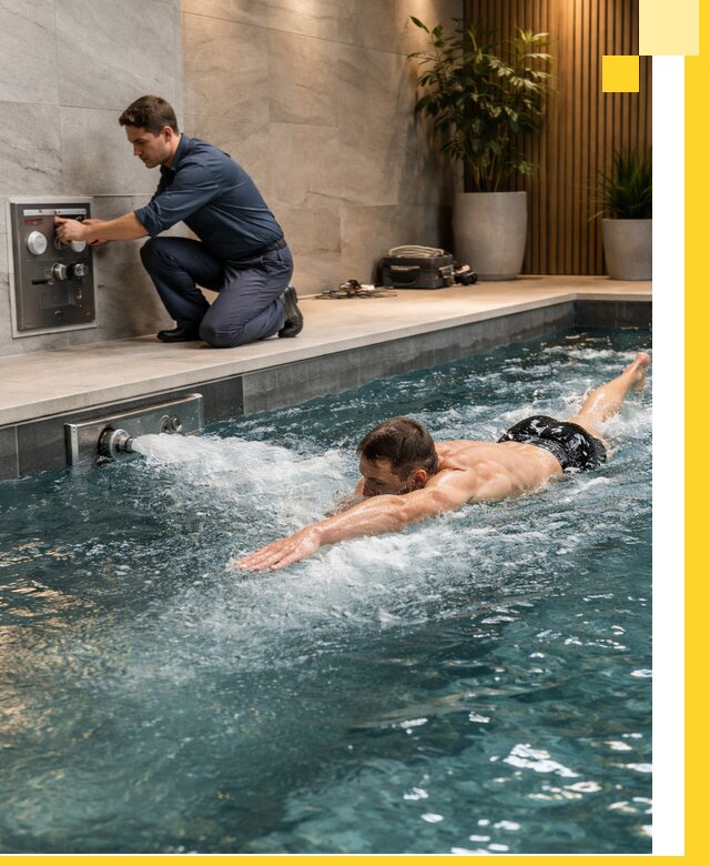 Проектирование и монтаж бассейнов с противотоком в Новошахтинске