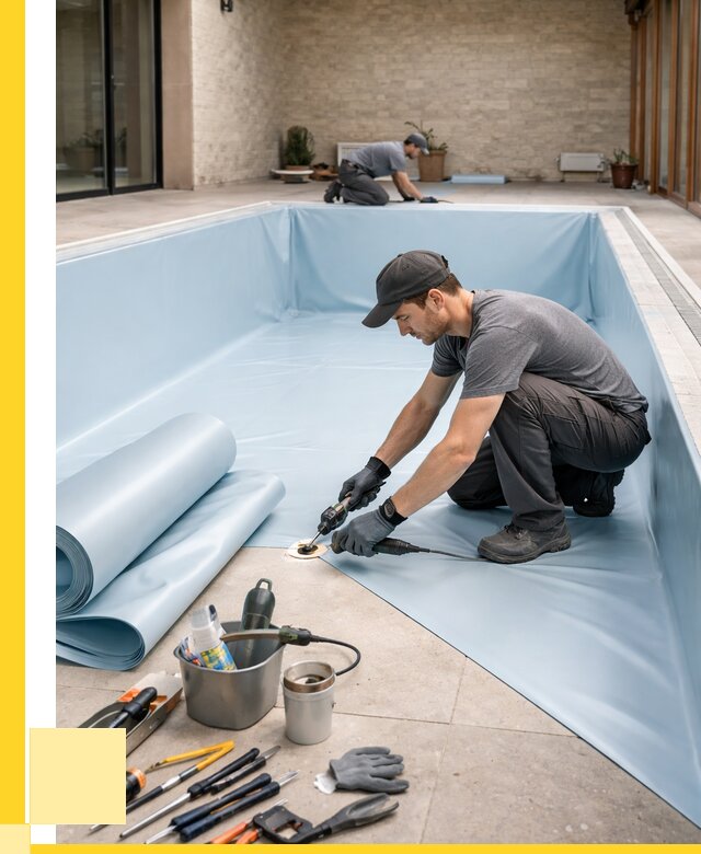 Пленка ПВХ для бассейнов в Новошахтинске от 2604 р. | ЭриданНвш