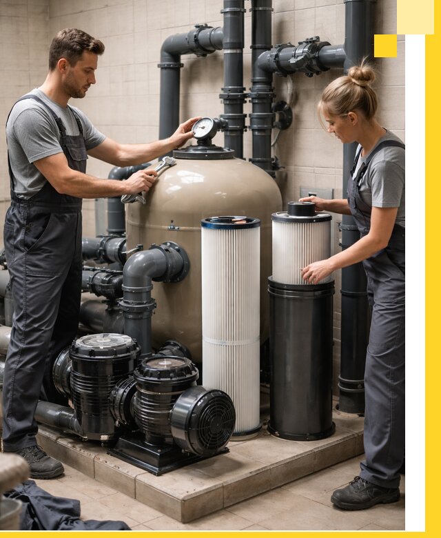 Фильтры и системы фильтрации для бассейнов в Новошахтинске