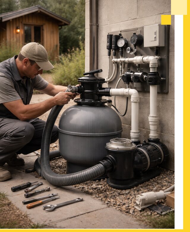 Продажа и монтаж фильтров и насосов для бассейнов в Новошахтинске