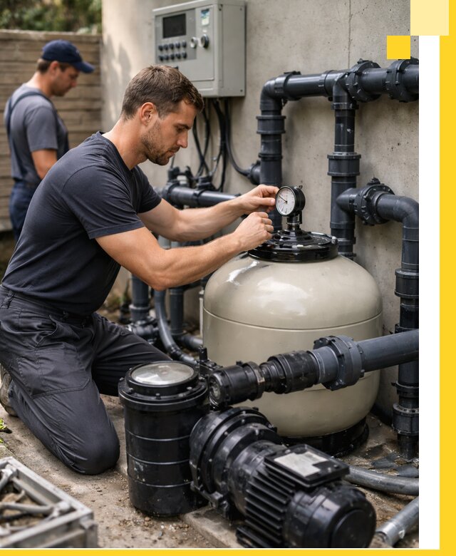 Поставка и монтаж фильтровального оборудования для бассейнов в Новошахтинске