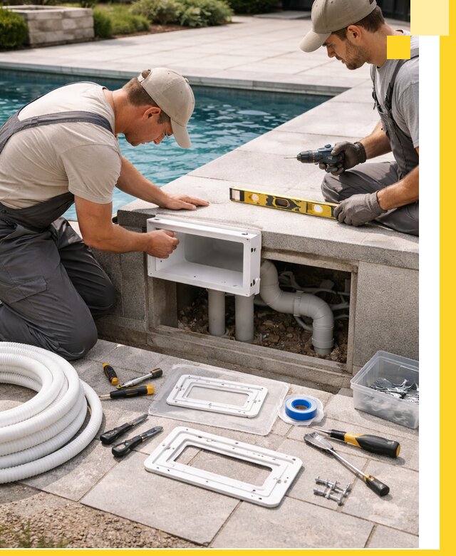 Поставка и установка скиммеров для бассейнов в Новошахтинске