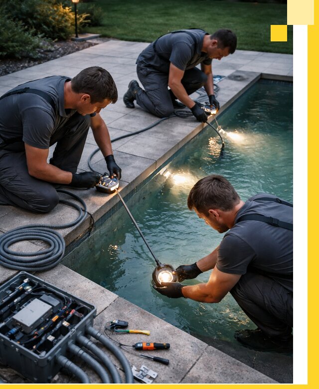 Профессиональное освещение бассейнов в Новошахтинске: дизайн и монтаж