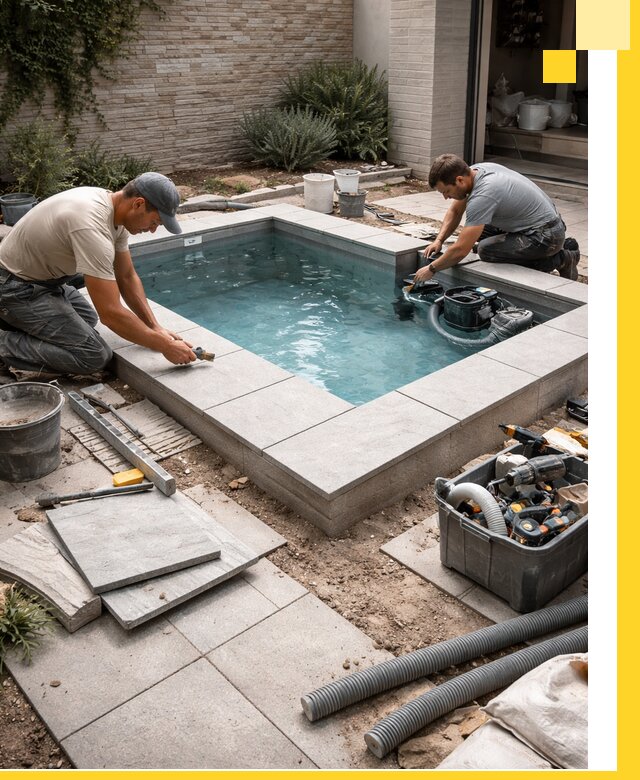 Мини бассейны под ключ в Новошахтинске, дизайн и установка