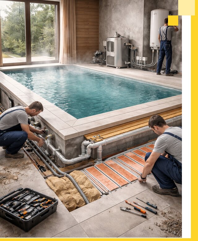 Проектирование и строительство тёплых бассейнов в Новошахтинске