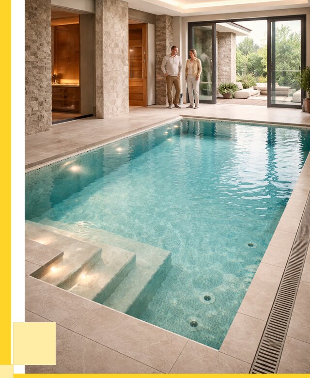 Бассейн во дворе в Новошахтинске: проект, отделка от 1249920 р. | ЭриданНвш