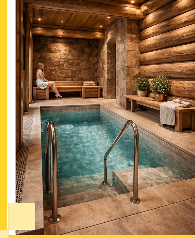 Аренда бани с бассейном в Новошахтинске от 1562400 р. | ЭриданНвш