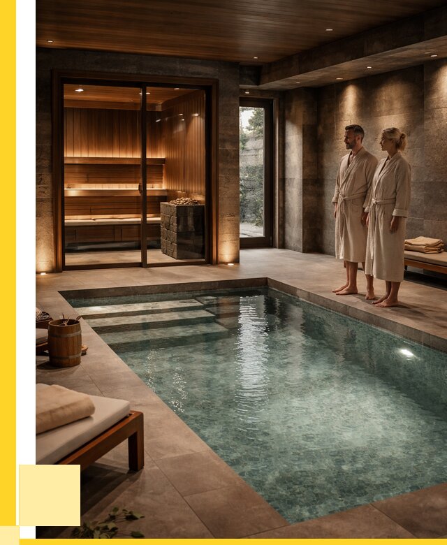 Сауна с большим бассейном в Новошахтинске от 1249920 р. ЭриданНвш