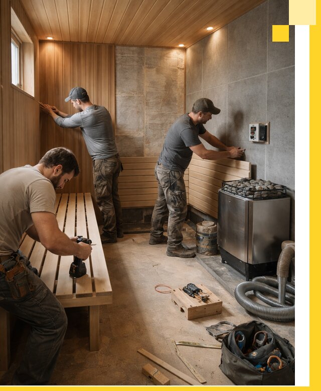 Сауны под ключ в Новошахтинске, проектирование, строительство, отделка