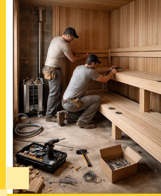 Монтаж саун под ключ в Новошахтинске от 124992 р. | ЭриданНвш
