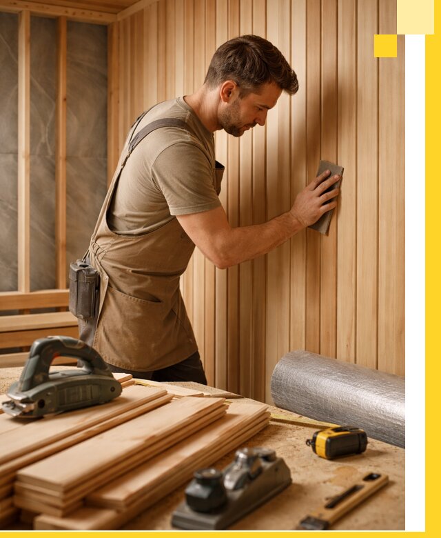 Профессиональная отделка саун и парных под ключ в Новошахтинске