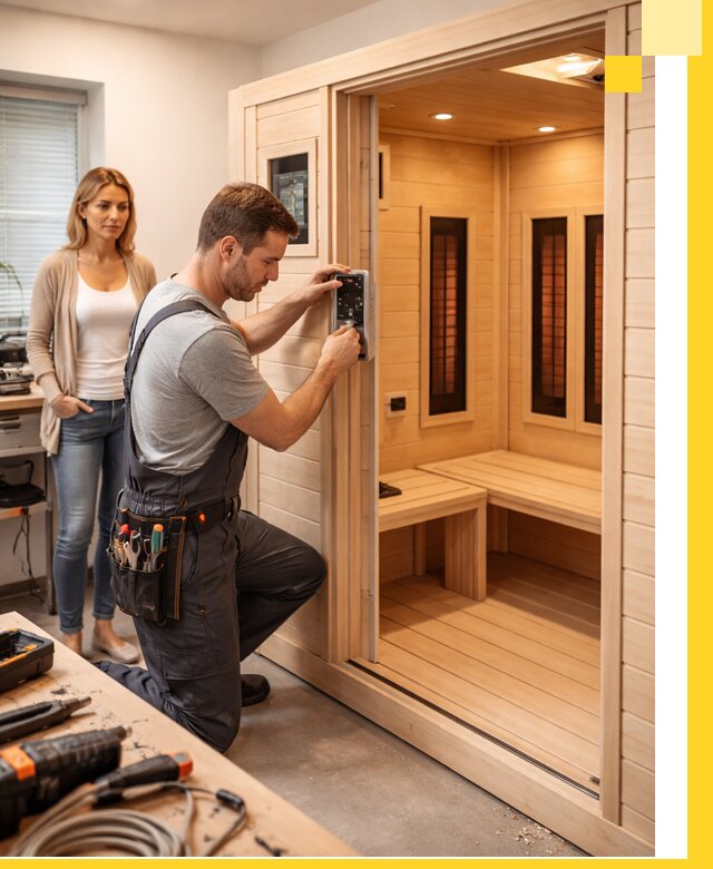 Инфракрасные сауны под ключ в Новошахтинске продажа и установка