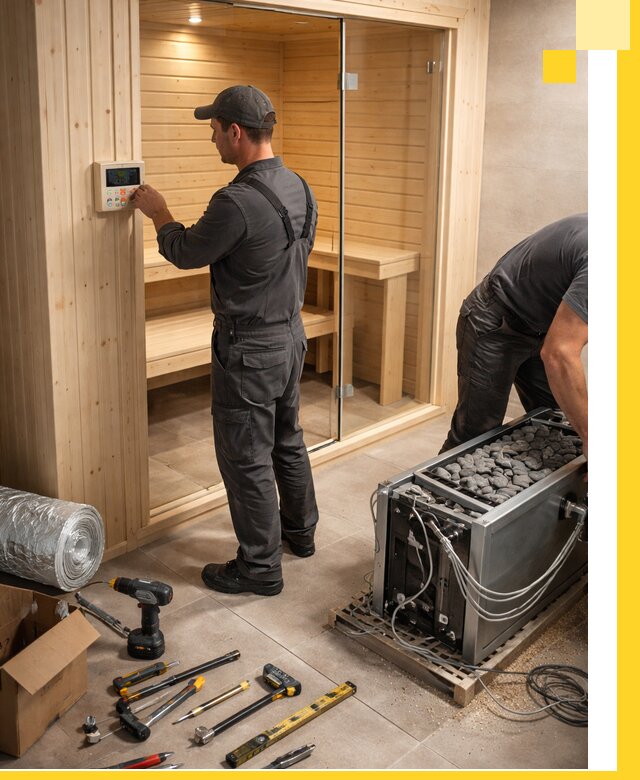 Поставка, установка и монтаж электрических саун в Новошахтинске