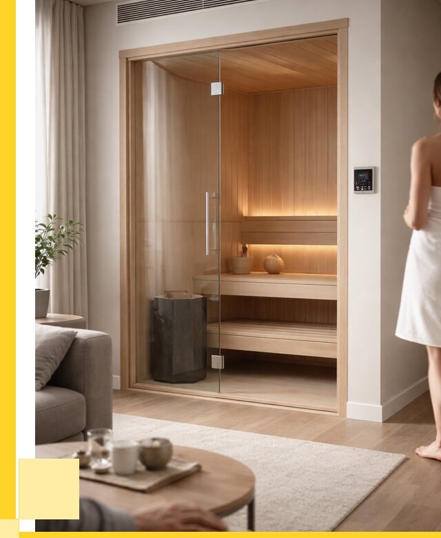 Сауна в квартире под ключ в Новошахтинске от 124992 р. ЭриданНвш